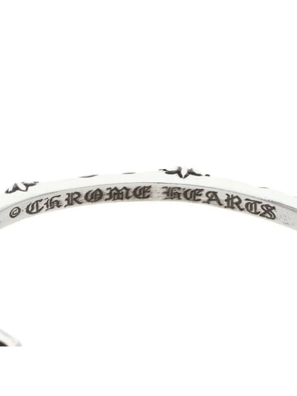 Chrome Hearts Bangle Sbt Band Silver Bracelet